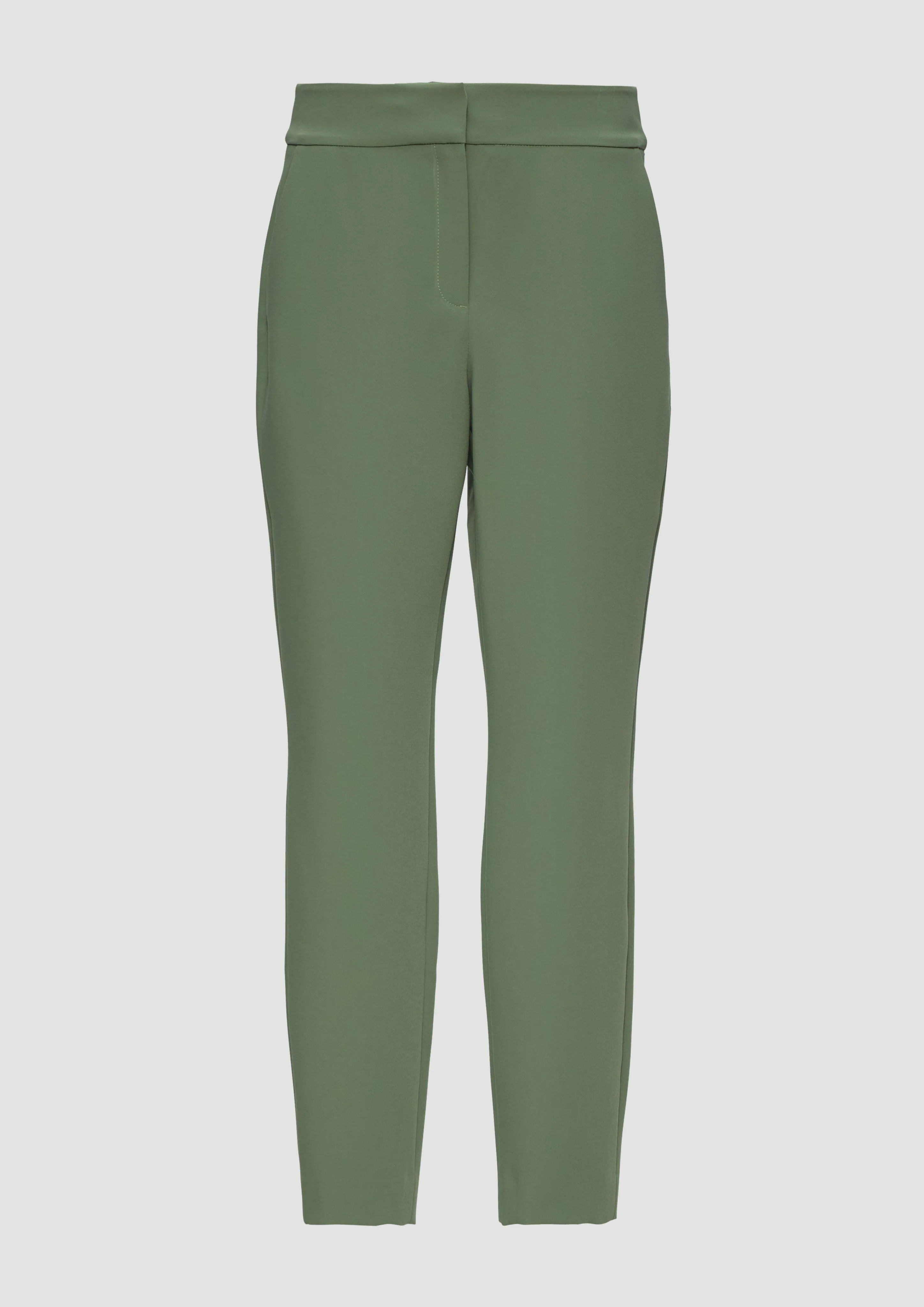 Slim fit: cigarette trousers with an elasticated waistband