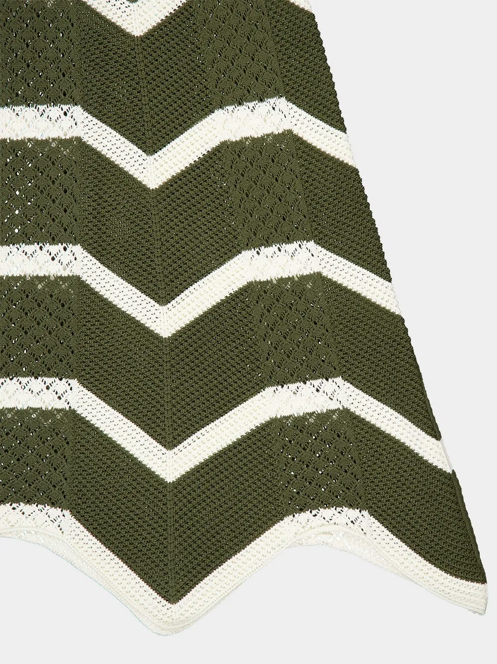 Solid Camouflage Chevron Skirt