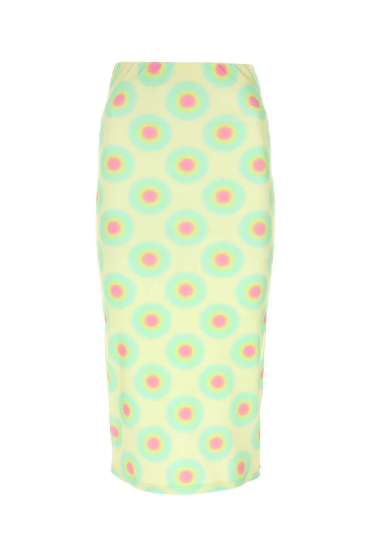 Sportmax Printed Nylon Blend Gestro Skirt