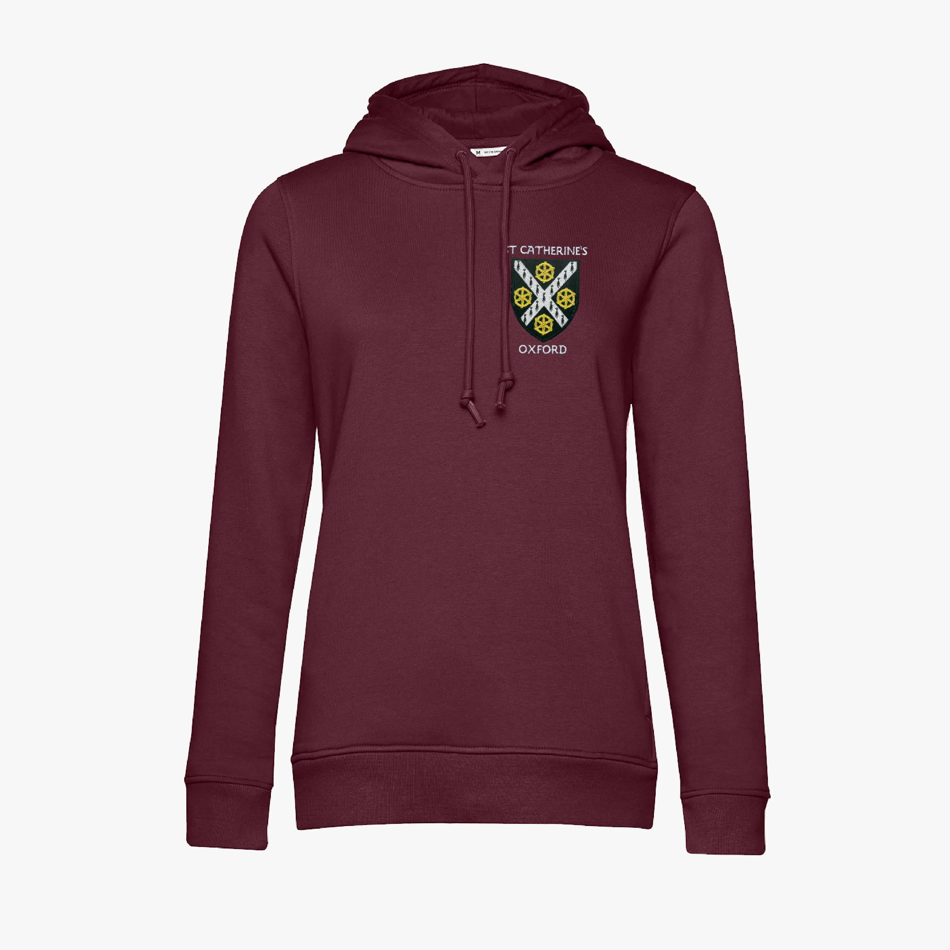 St Catherine's College Ladies Organic Embroidered Hoodie