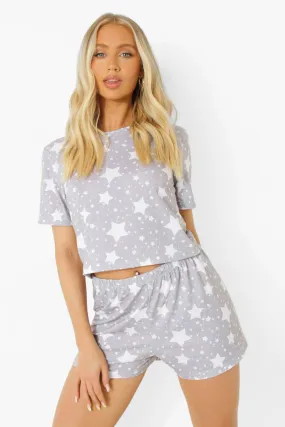 Star Tshirt And Short Pj Set