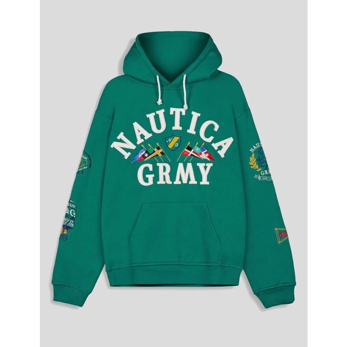 SUDADERA  X NAUTICA MIGHTY HARMONIST HOODIE   GREEN