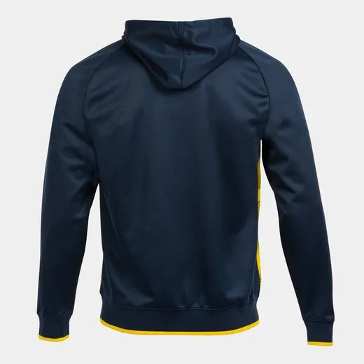 Supernova Iii Zip-Up Hoodie Navy Yellow