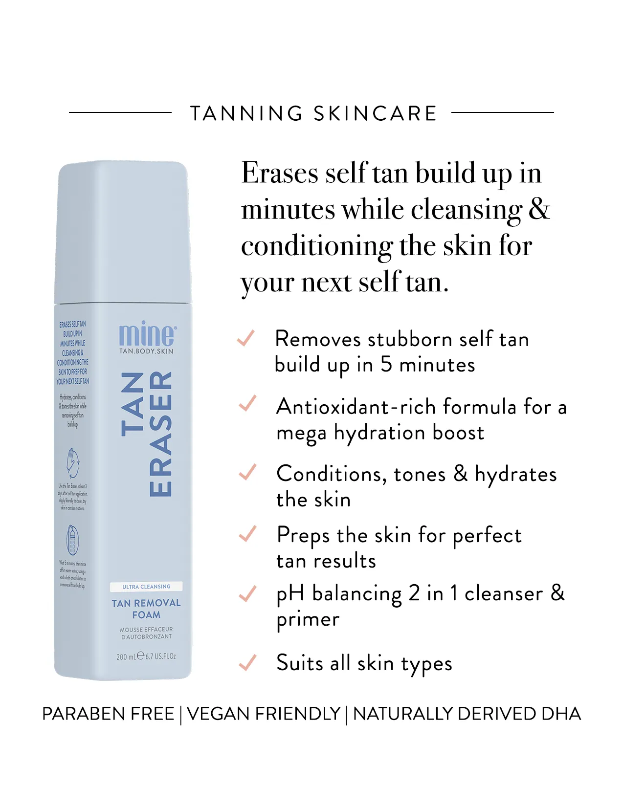 Tan Eraser Cleansing Foam