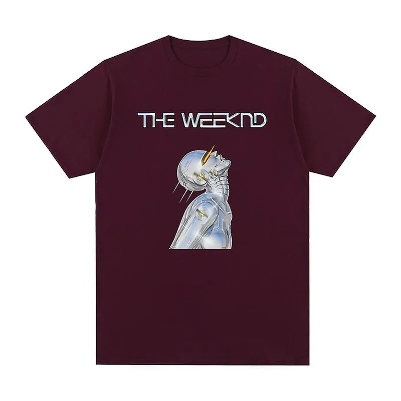 The Weeknd T-shirt 90s Vintage Hip Hop Rapper Cotton Men T Shirt New Tee Tshirt Womens Tops