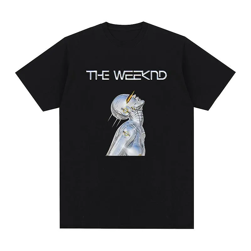 The Weeknd T-shirt 90s Vintage Hip Hop Rapper Cotton Men T Shirt New Tee Tshirt Womens Tops