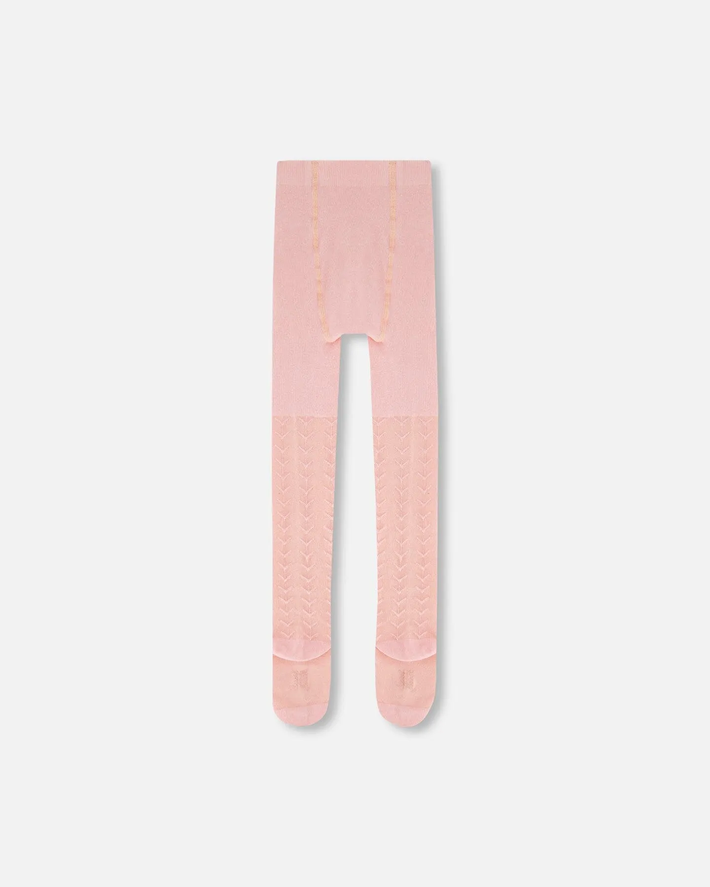 Tonal Jacquard Tights Light Pink