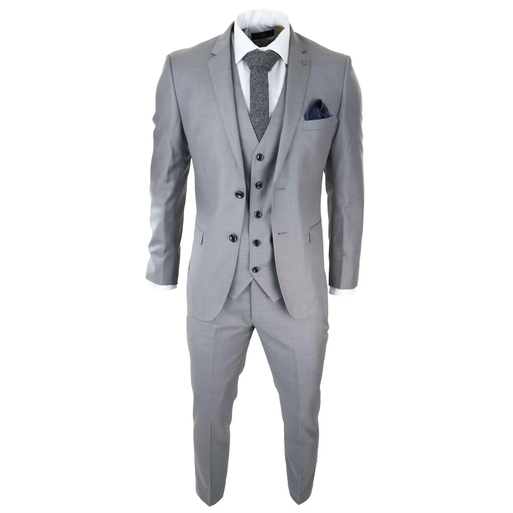 Traje de 3 piezas para hombres Classic Stitch Wedding Prom Summer Prom Classic Grooms