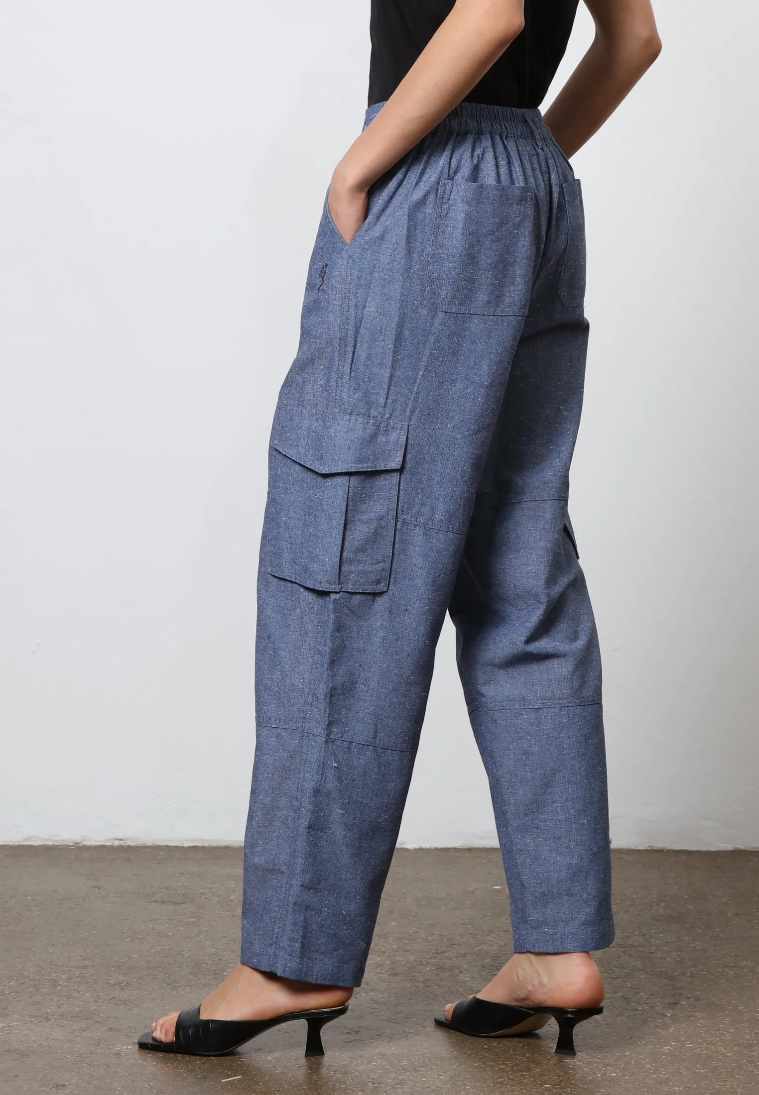 TRIBE TROUSERS BLUE