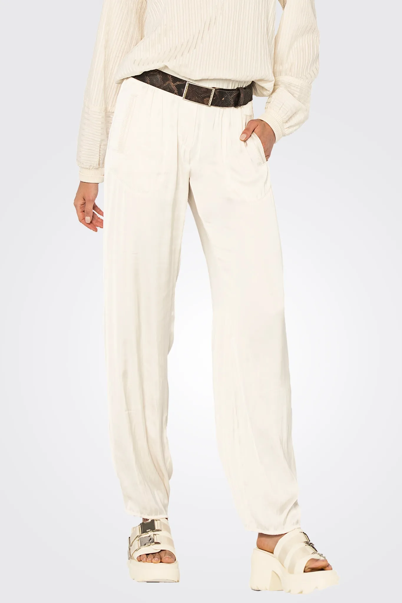 Trousers - Cream