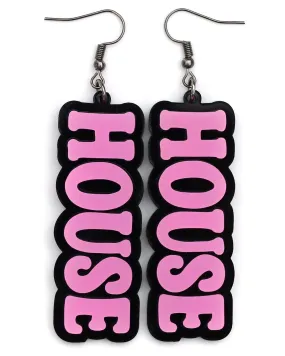 Two Tone House Music Earrings