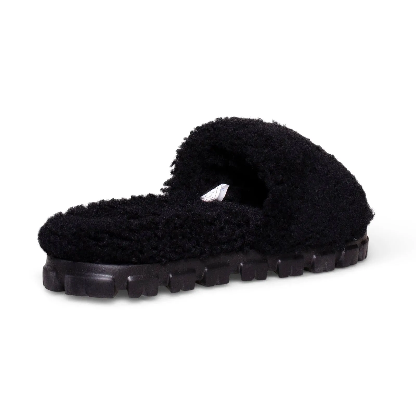 UGG Cozetta Black Curly Slippers for Women