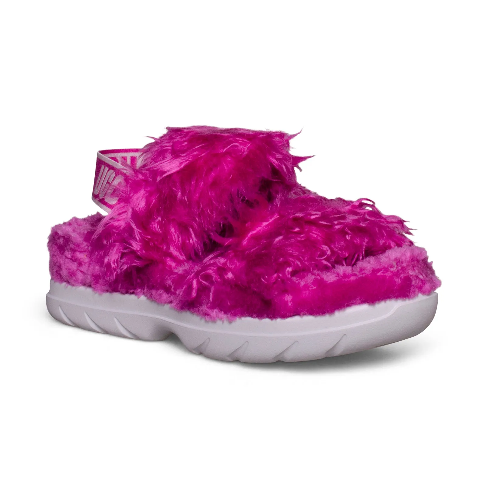 UGG Fluff Sugar Dragon Fruit Women's Sandals.