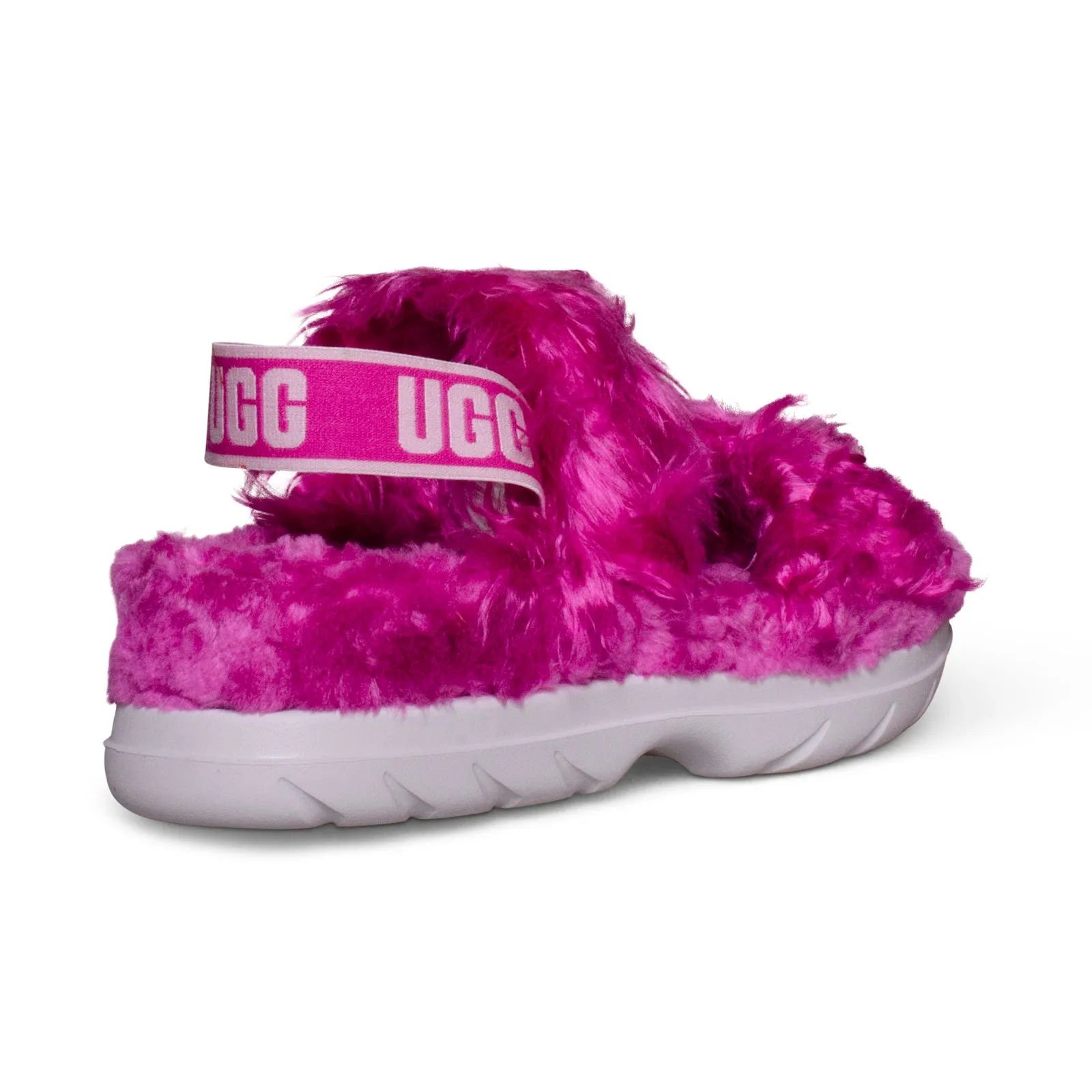 UGG Fluff Sugar Dragon Fruit Women's Sandals.