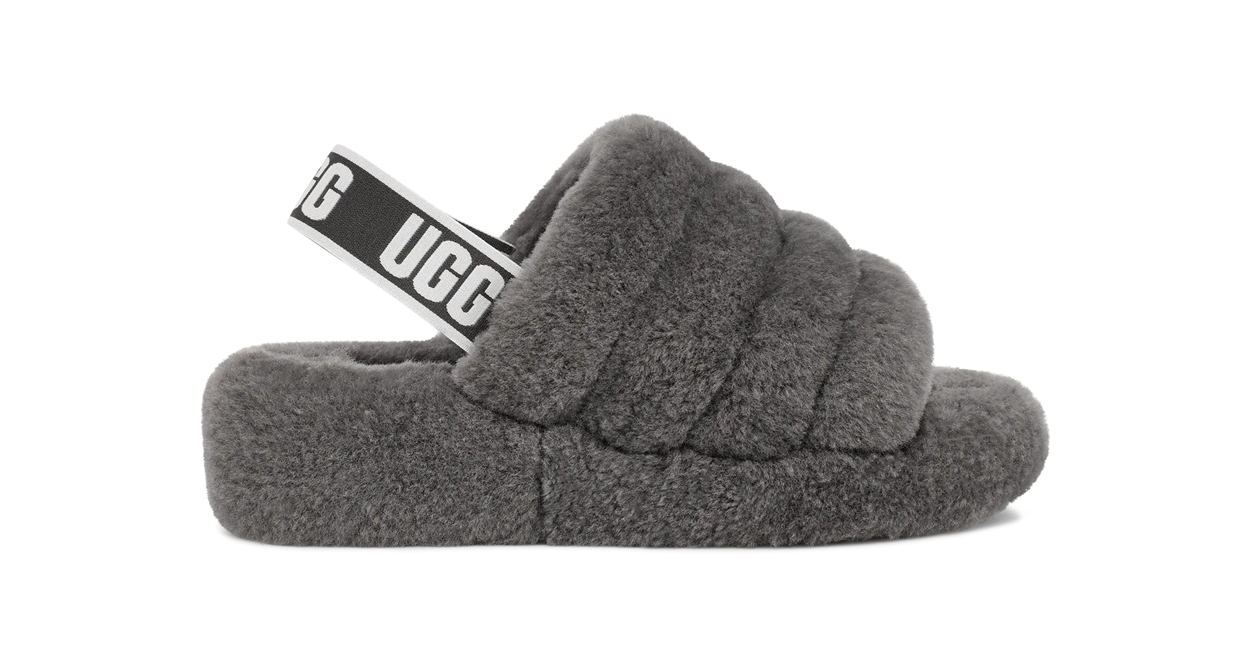 UGG fluffy slide