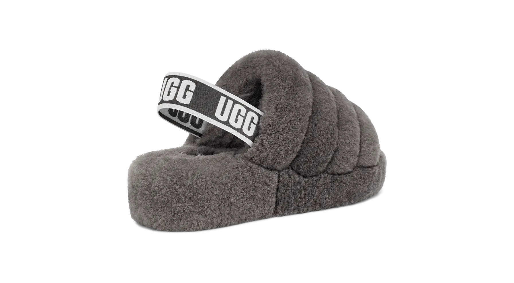 UGG fluffy slide