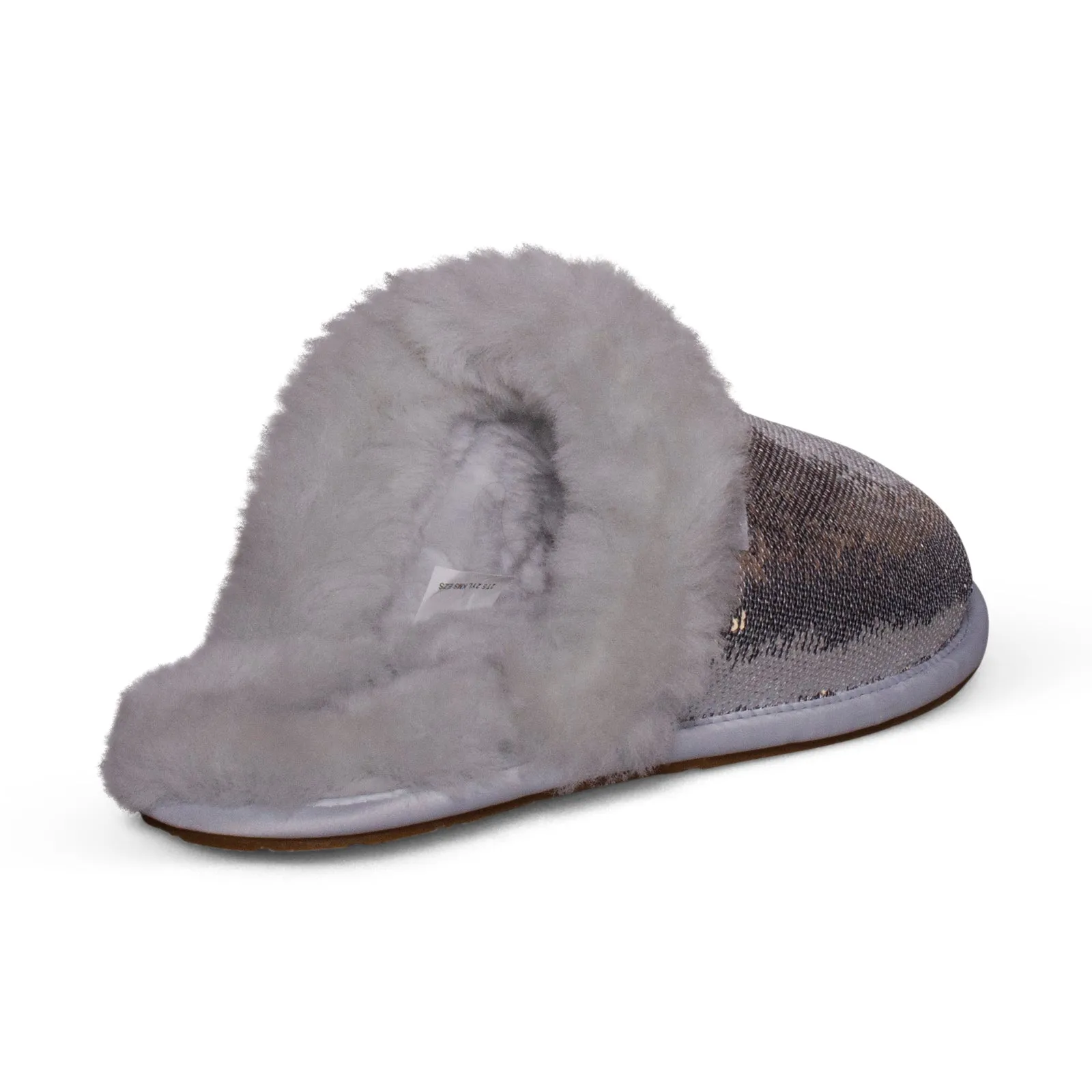 UGG Silver Women's Slippers, Scuffette II Mirror Ball