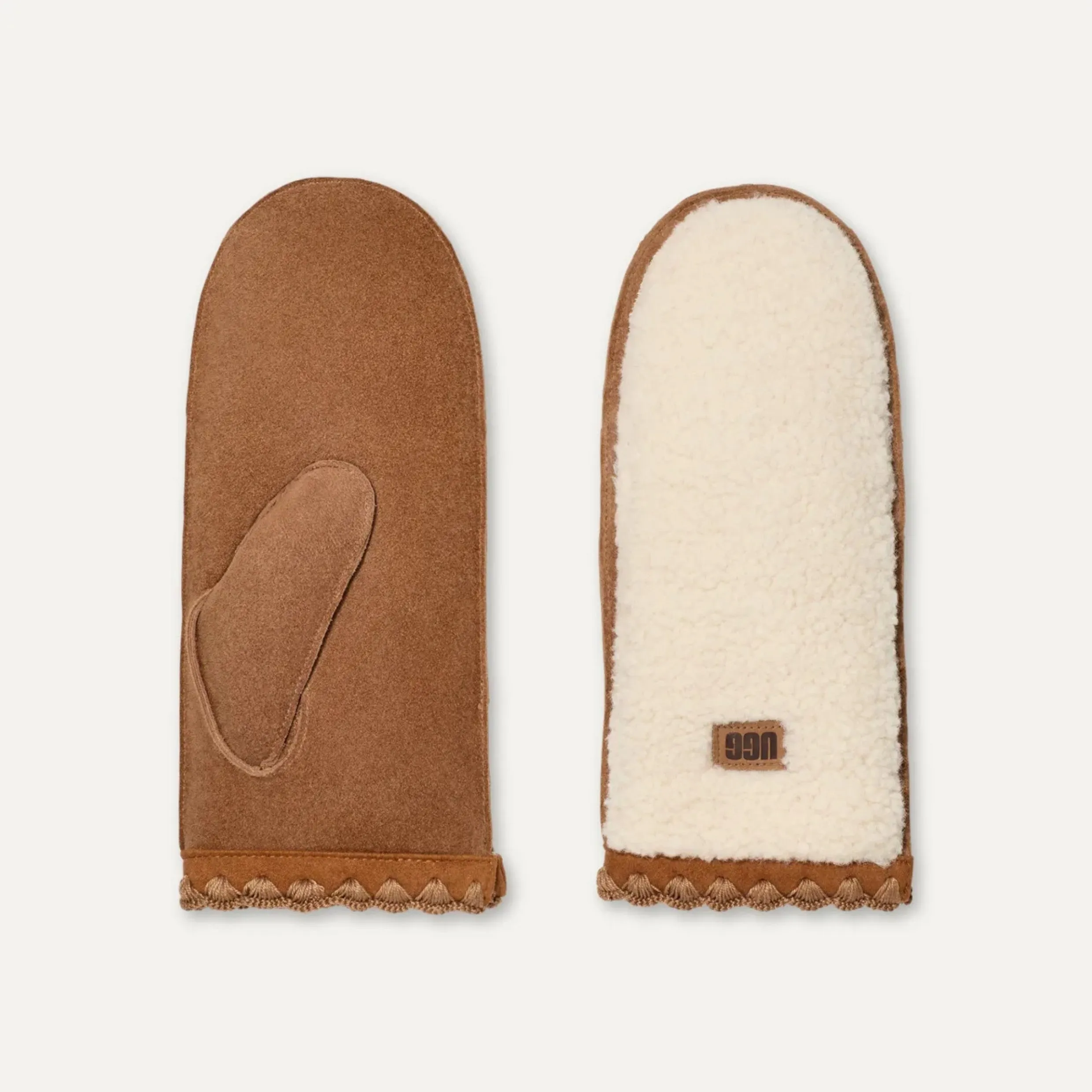 UGG UGGfluff Scalloped Mitten Nimbus 101031