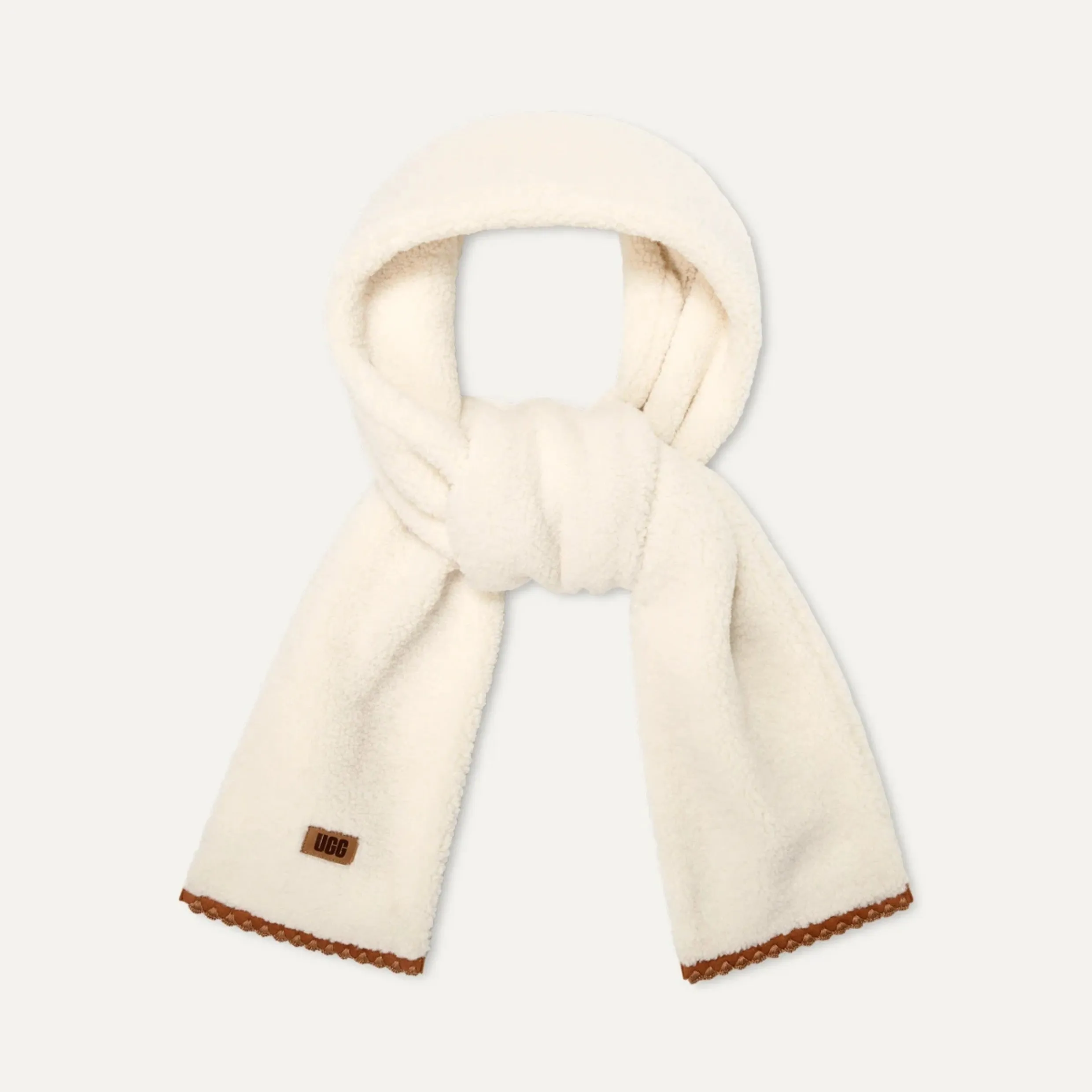 UGG UGGfluff Scalloped Scarf Nimbus 101021