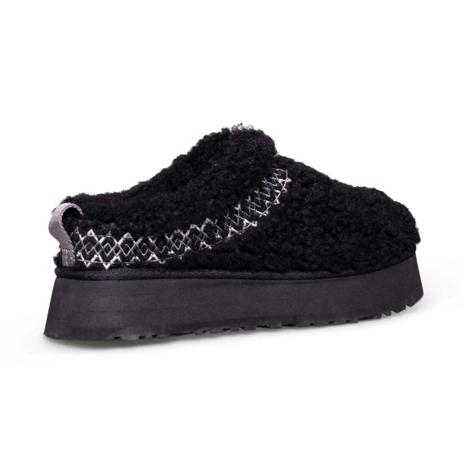 UGG Women's Black Braid Slippers - Tazz