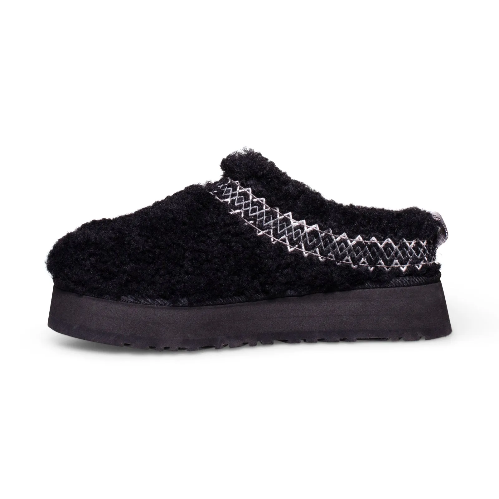 UGG Women's Black Braid Slippers - Tazz