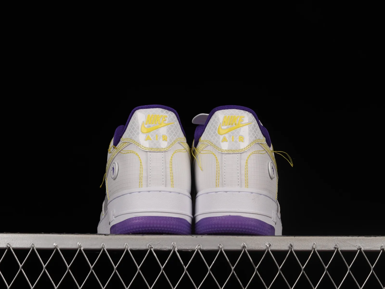 Union x Nike Air Force 1 Low White Court Purple Opti Yellow CJ9649-500