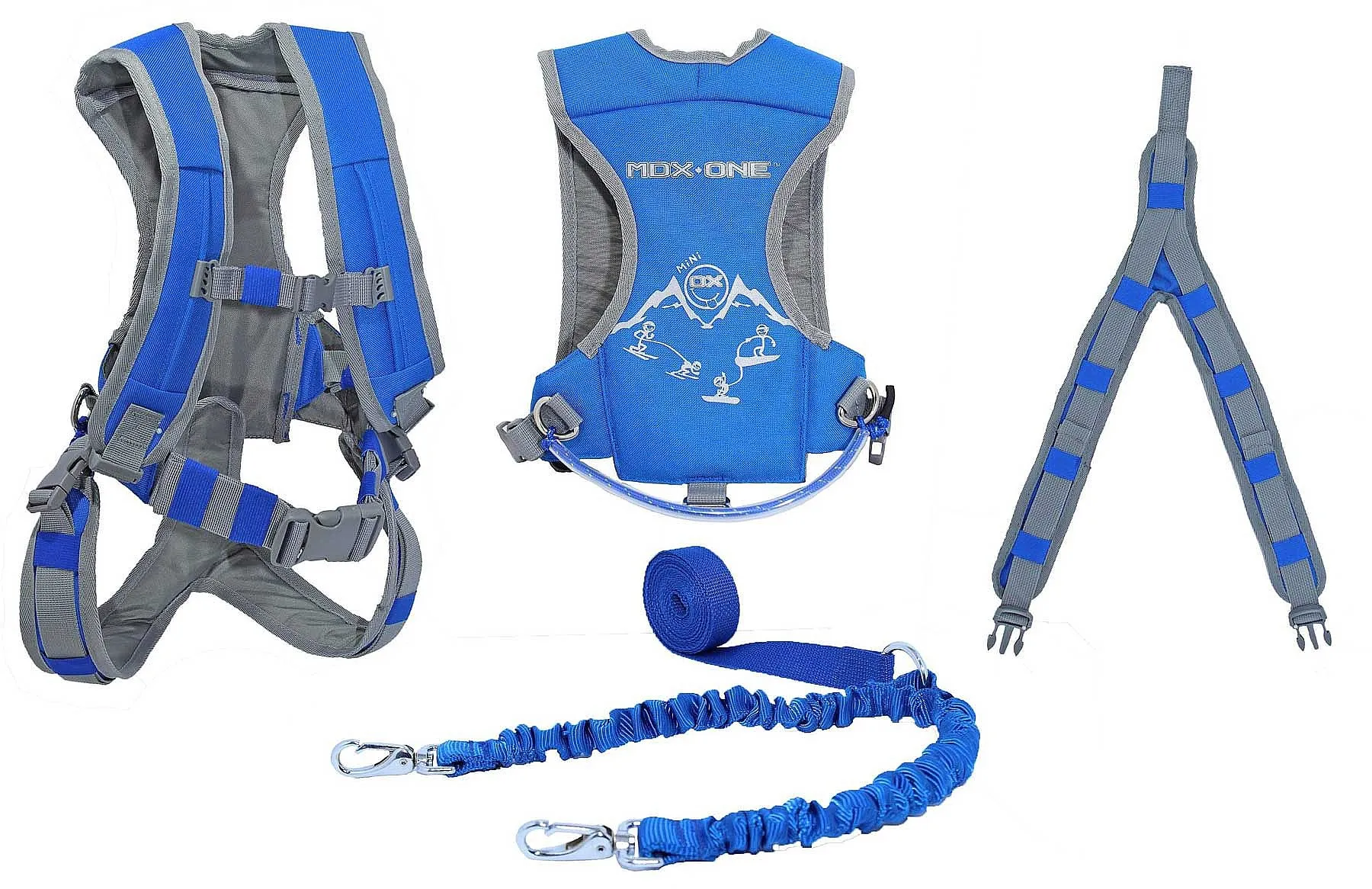 vest Mdxone Static Ski Harness - Blue