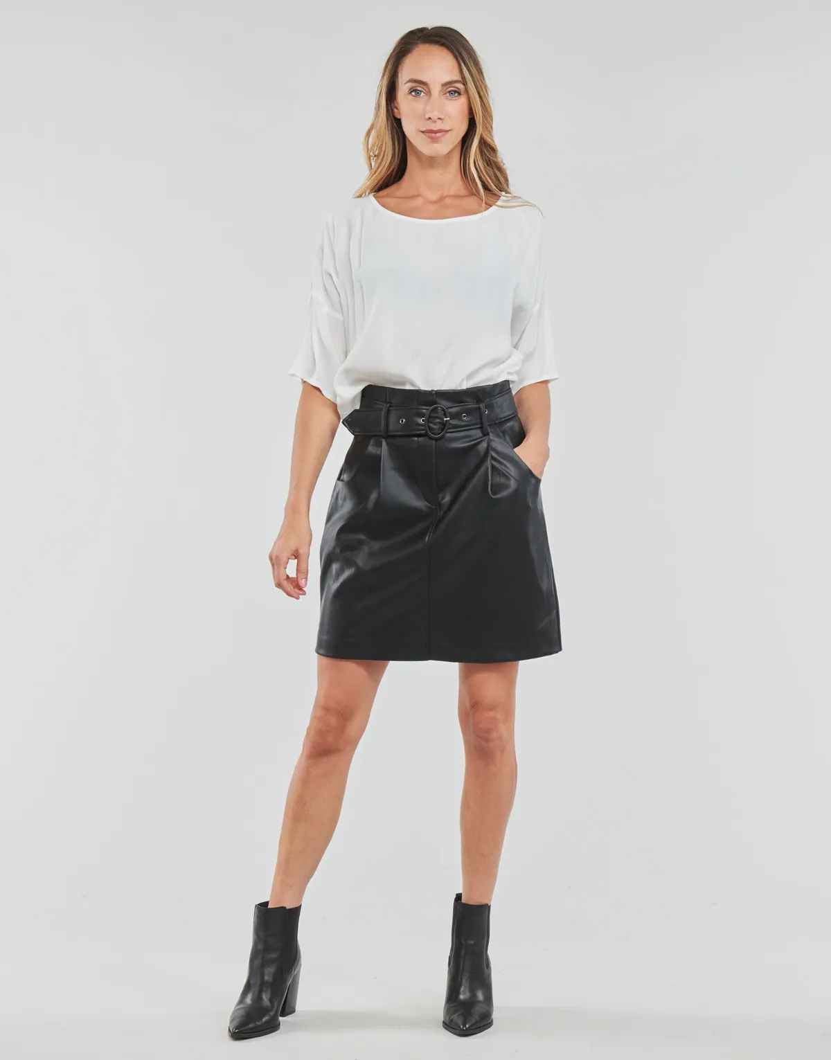 VICHOOSY HW COATED SKIRT