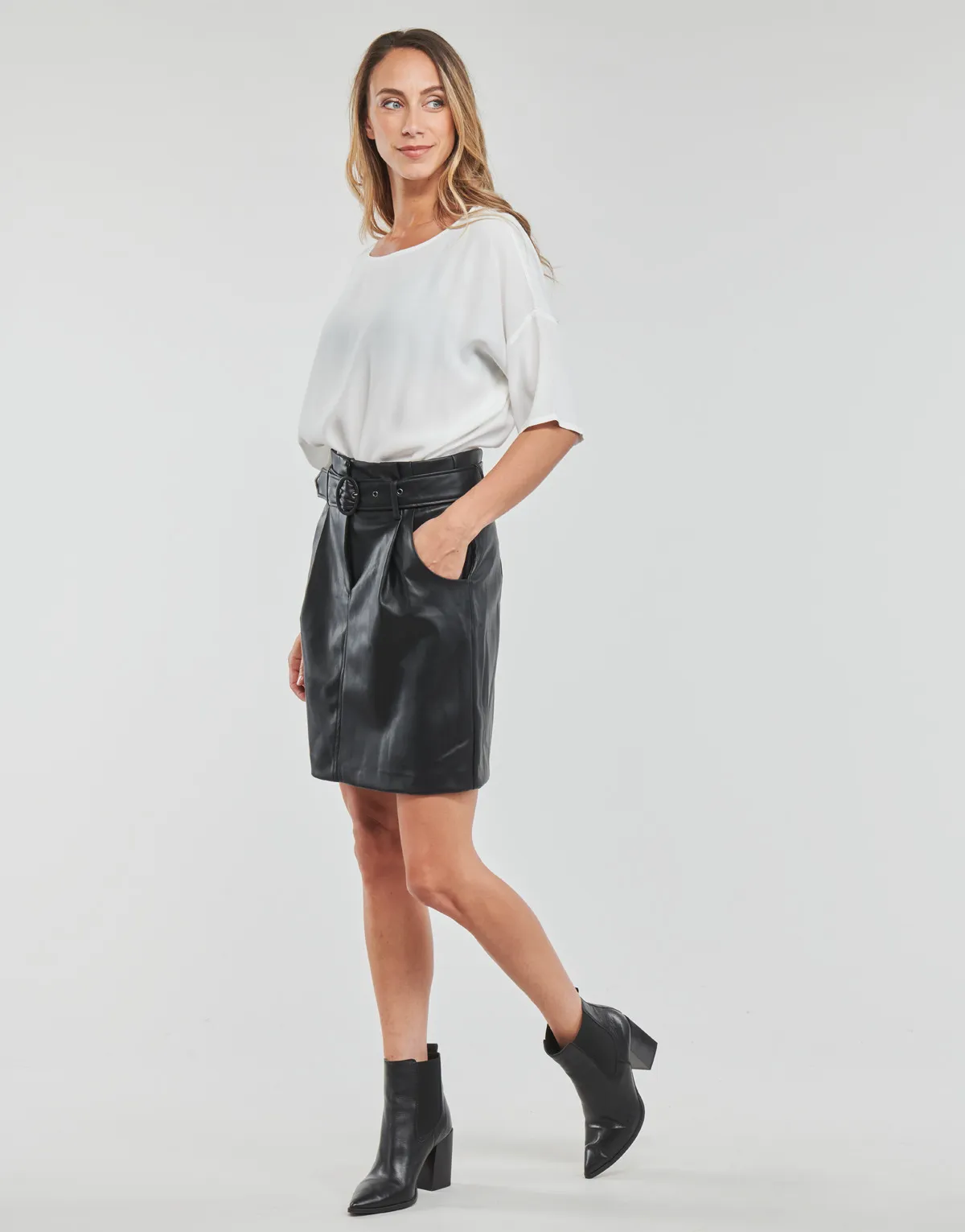 VICHOOSY HW COATED SKIRT