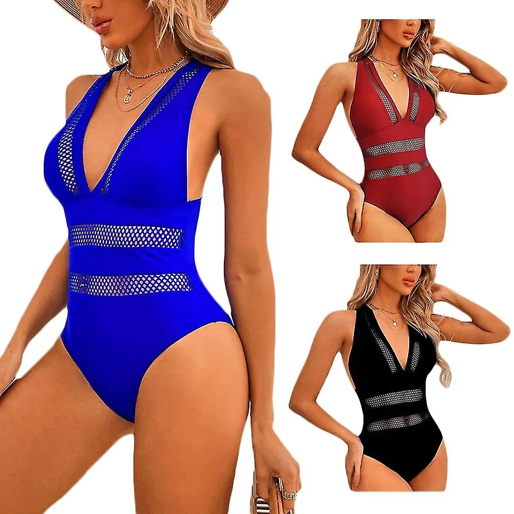 Womens Bikinis Hollow-out Swimwear High Waisted Bikinis Swimming Suit Swimsuits