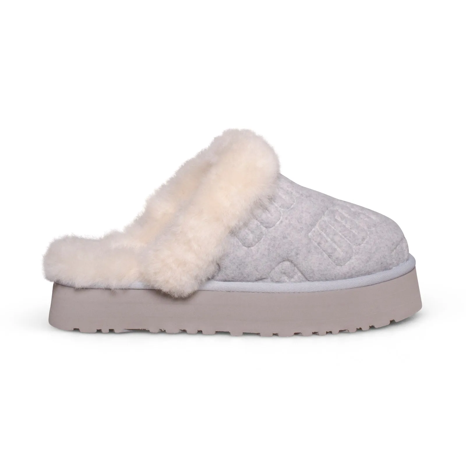 Women's UGG Disquette Felt Grey Slippers