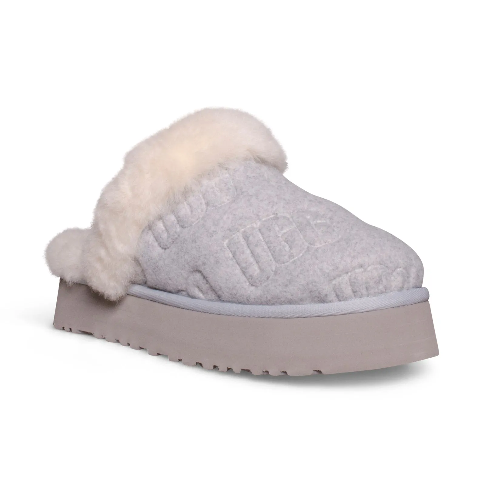 Women's UGG Disquette Felt Grey Slippers