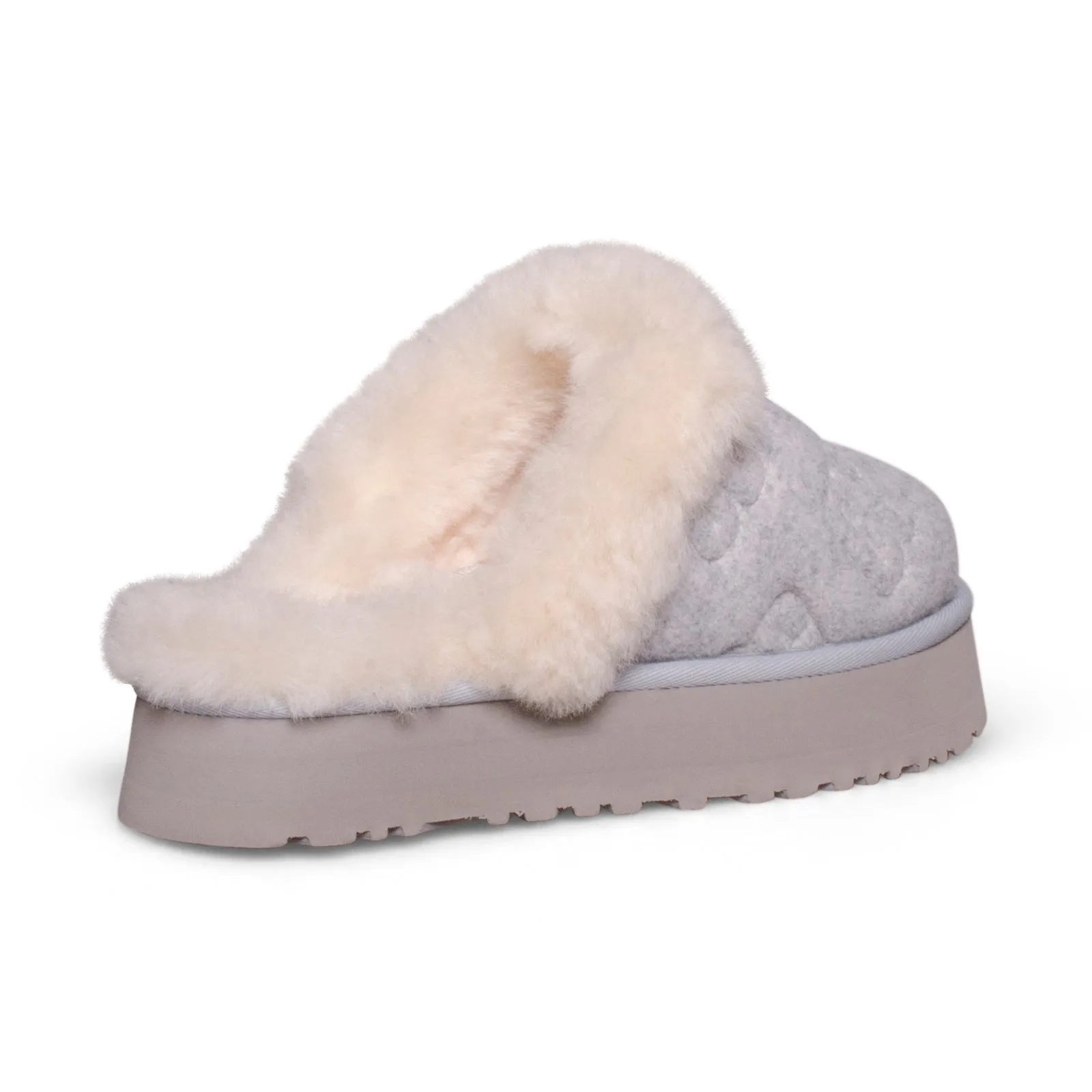 Women's UGG Disquette Felt Grey Slippers