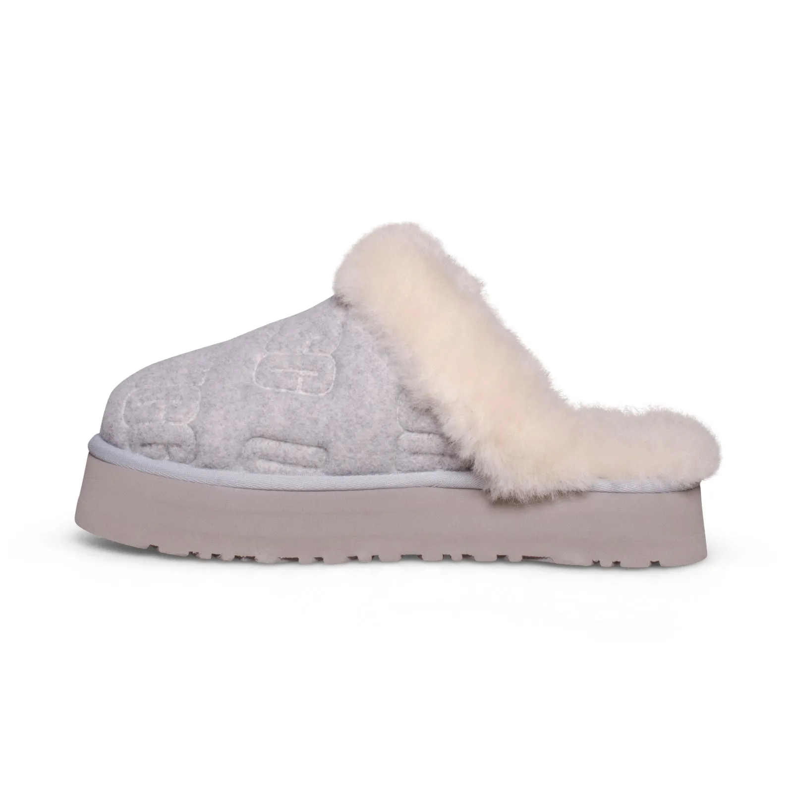 Women's UGG Disquette Felt Grey Slippers