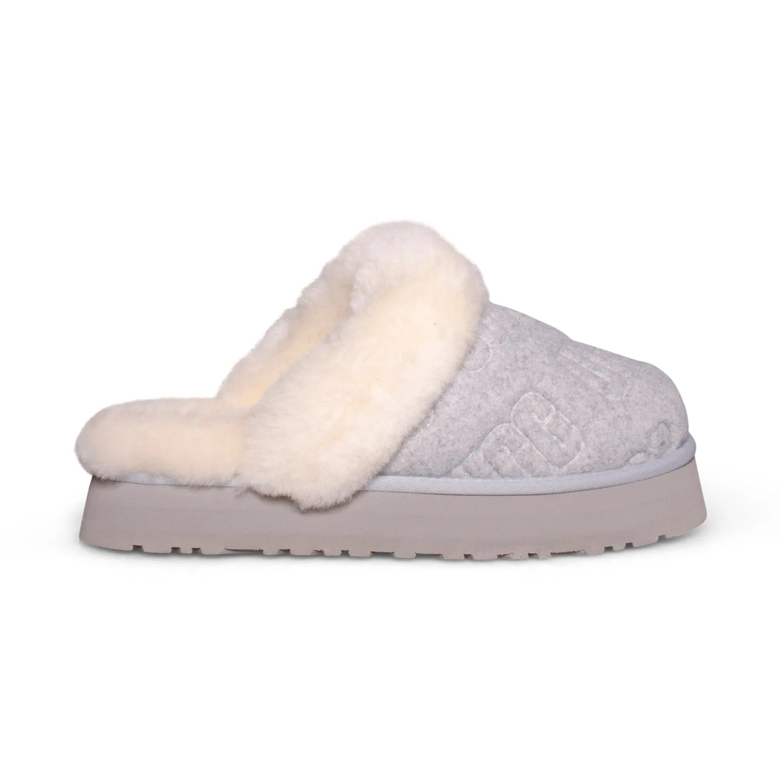 Women's UGG Disquette Felt Grey Slippers