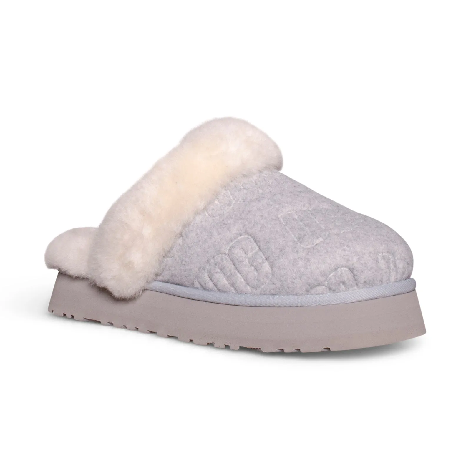 Women's UGG Disquette Felt Grey Slippers