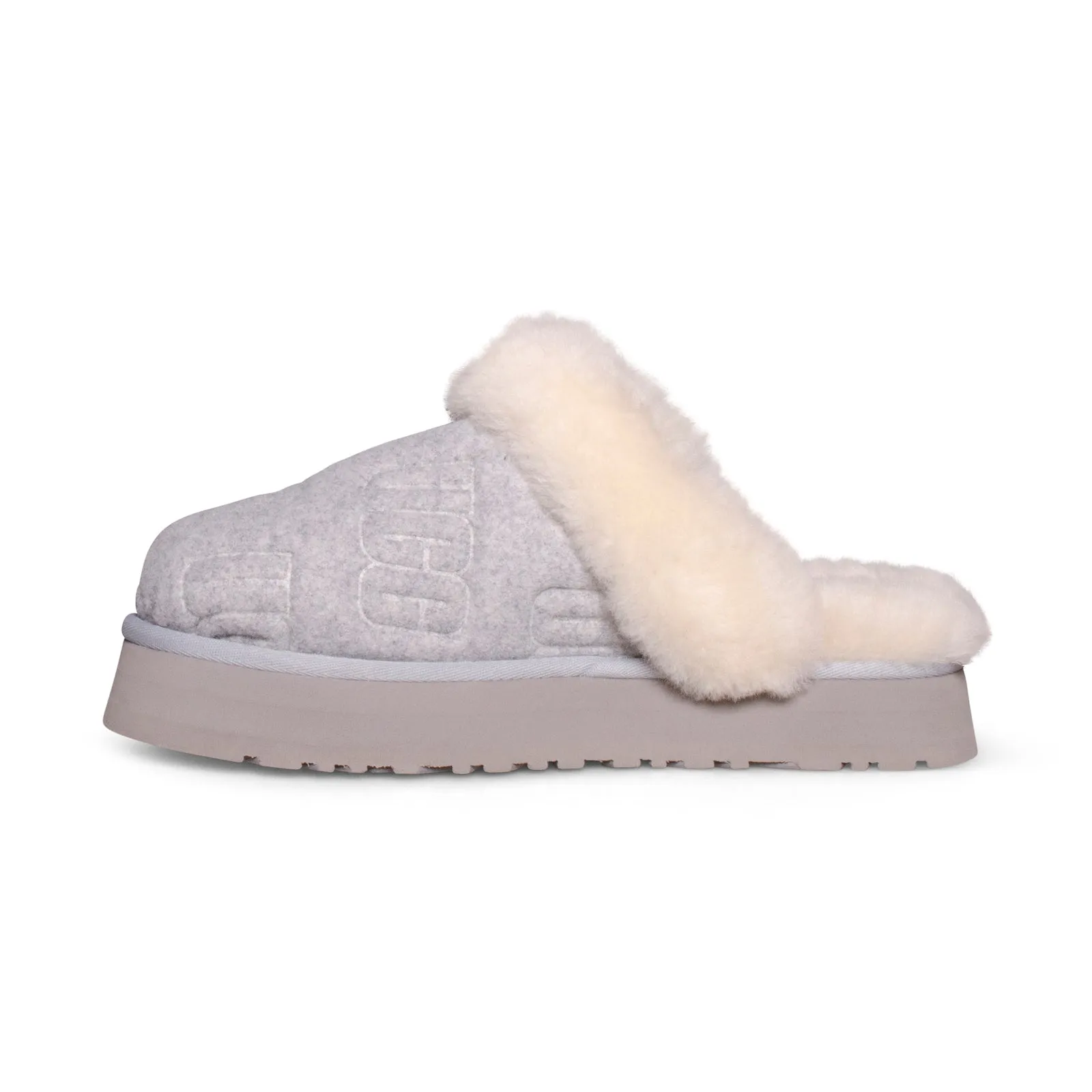 Women's UGG Disquette Felt Grey Slippers