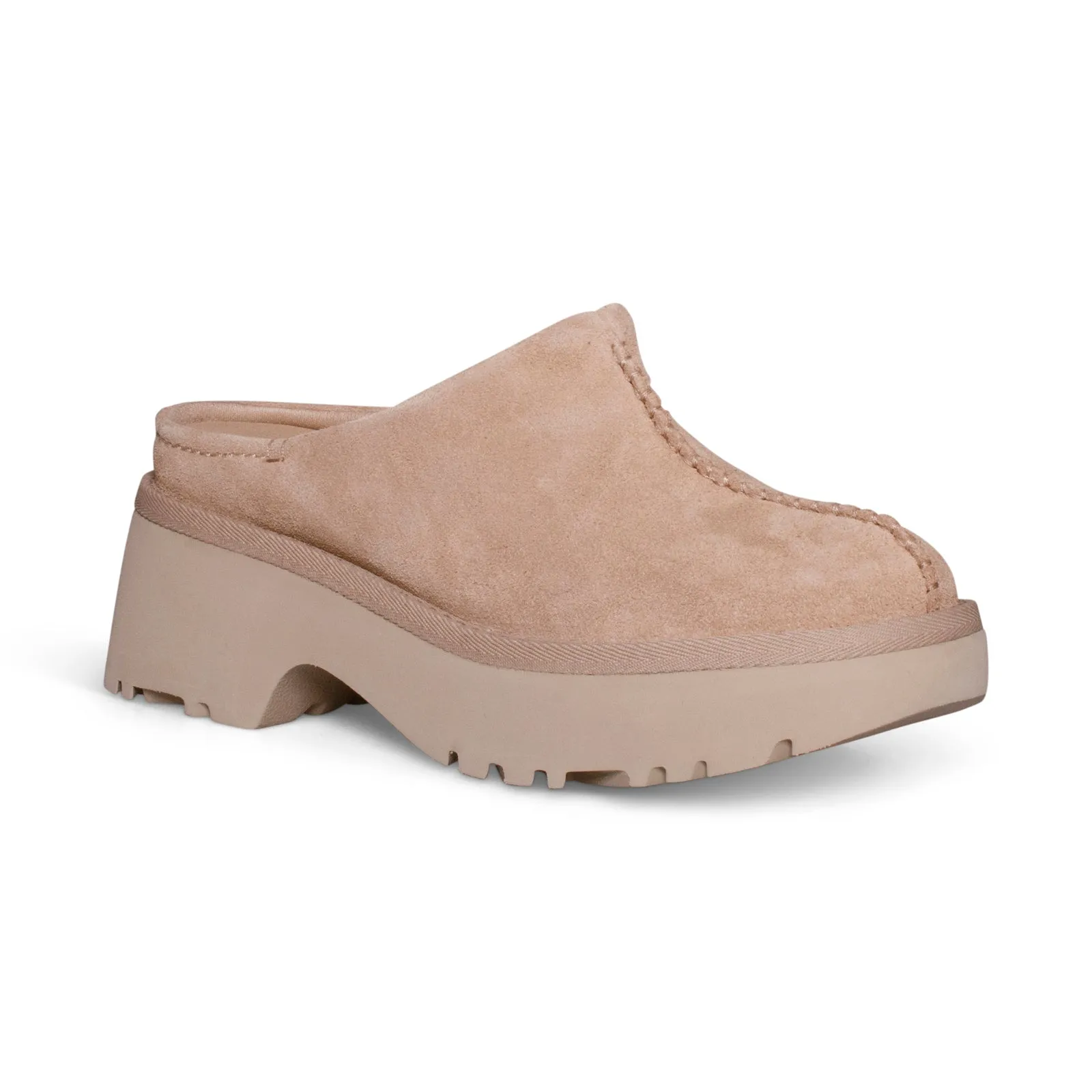 Women's UGG New Heights Clog Sand Shoes