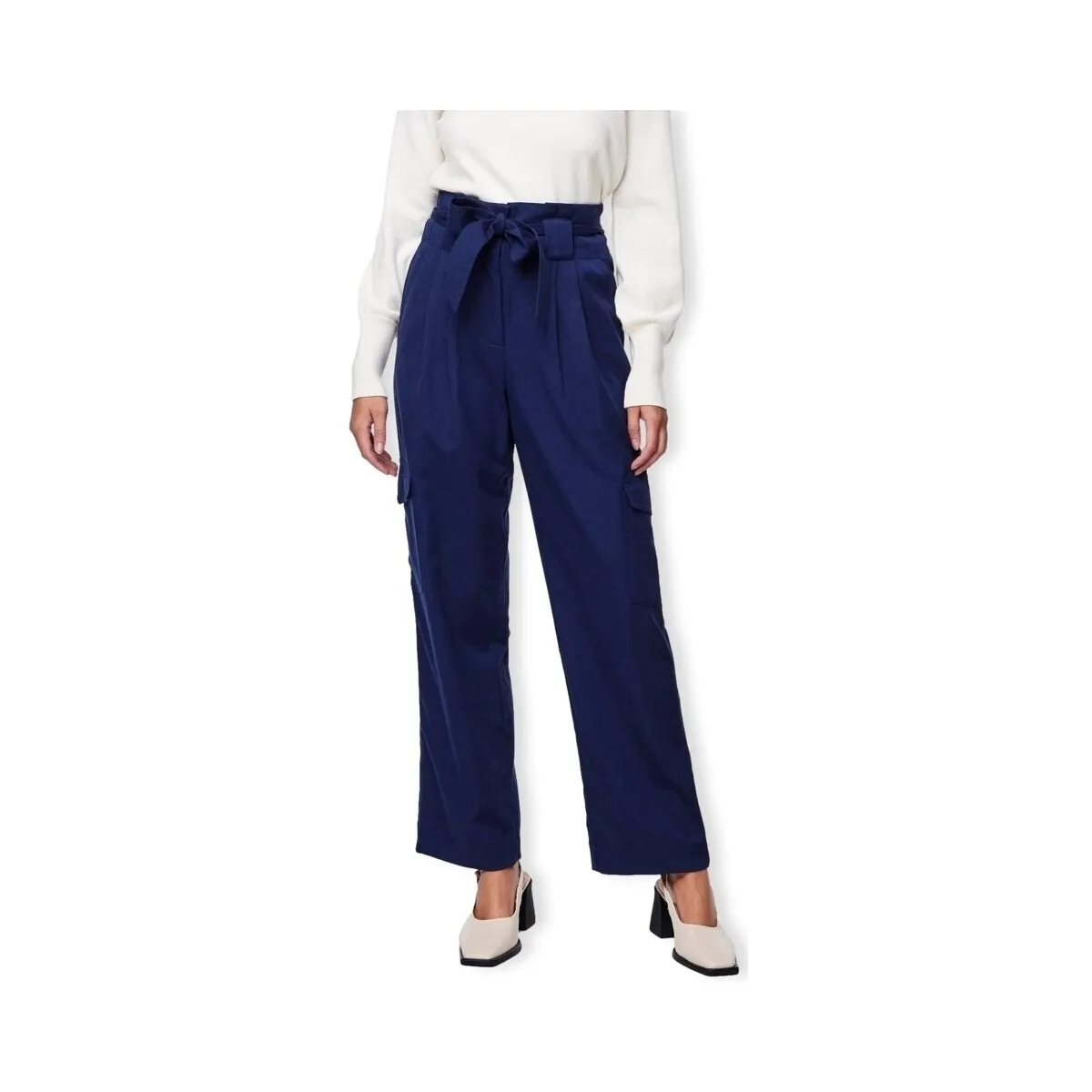 YAS Cargi Trousers - Dress Blues