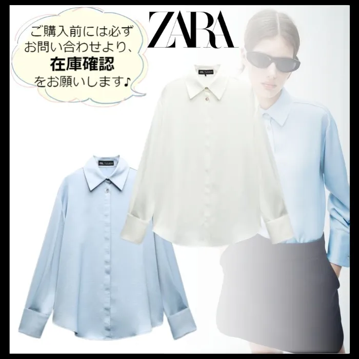 ZARA  |Casual Style Long Sleeves Party Style Office Style