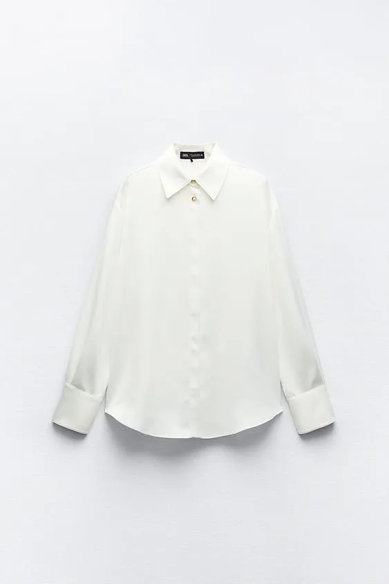 ZARA  |Casual Style Long Sleeves Party Style Office Style