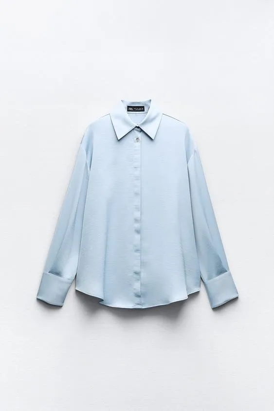 ZARA  |Casual Style Long Sleeves Party Style Office Style